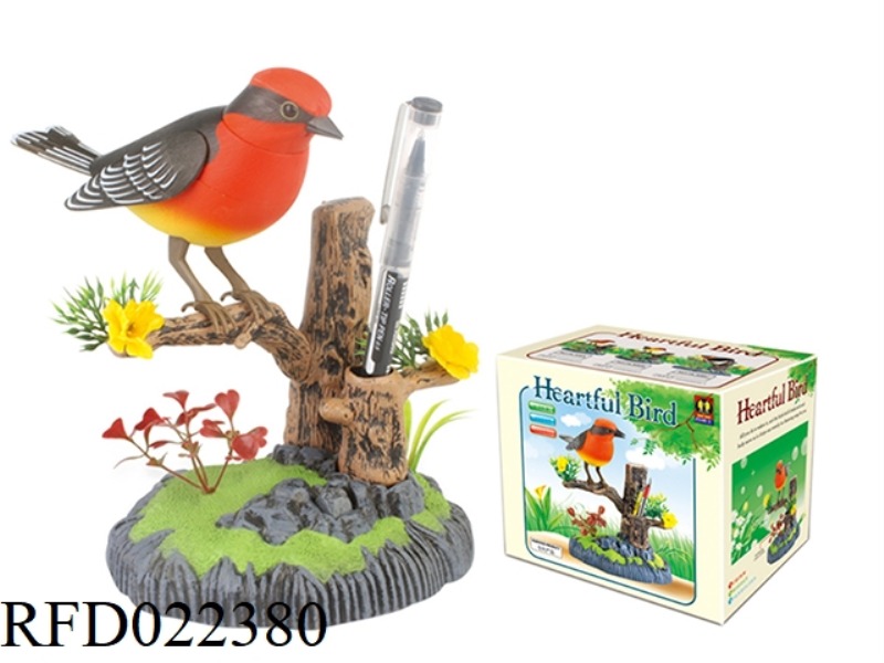 Sonic electric music bird take pen container