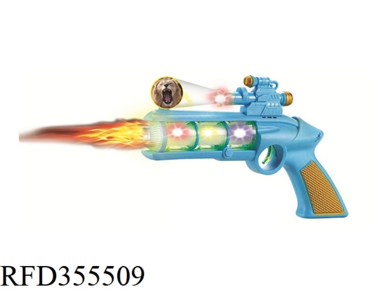 REAL COLOR PROJECTION FLASHING LIGHT GUN