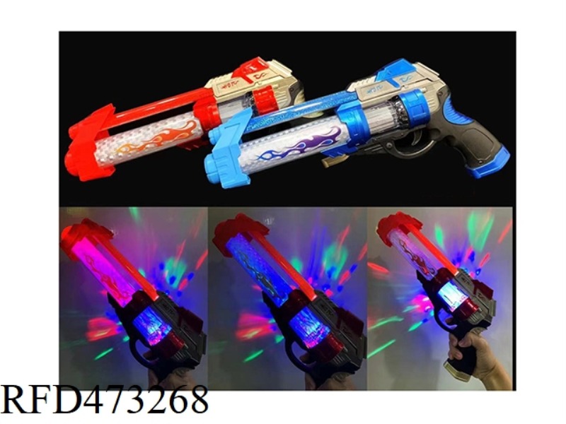 ELECTRIC FLASH MUSIC GUN BLUE/RED TWO COLORS