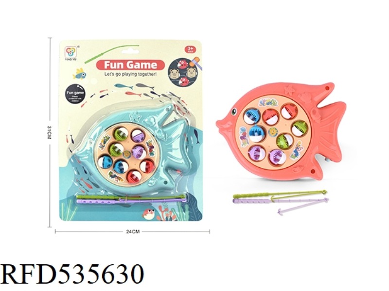FISH-SHAPED ELECTRIC FISHING GAME PLATE