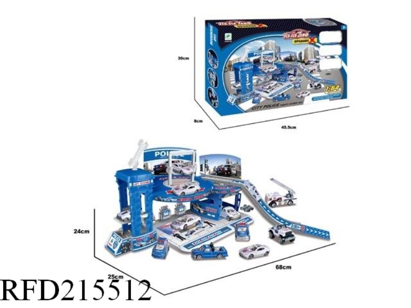 POLICE ALLOY PARK SET WITH MAP
