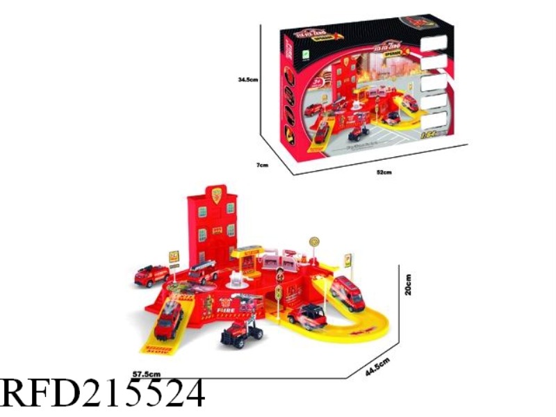 FIRE CONTROL ALLOY PARK SET WITH MAP