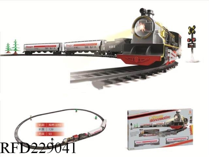 POWER RAIL TRAIN WITH LIGHT AND SOUND