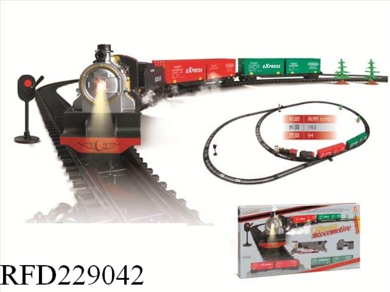 POWER RAIL TRAIN WITH LIGHT AND SOUND