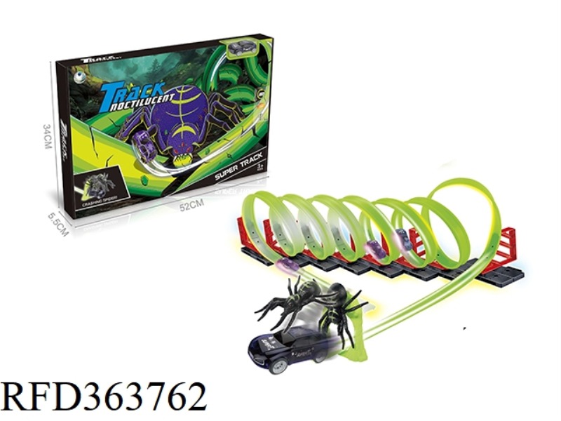 LUMINOUS TRACK WITH LIGHTS WITH 1PCS CAR