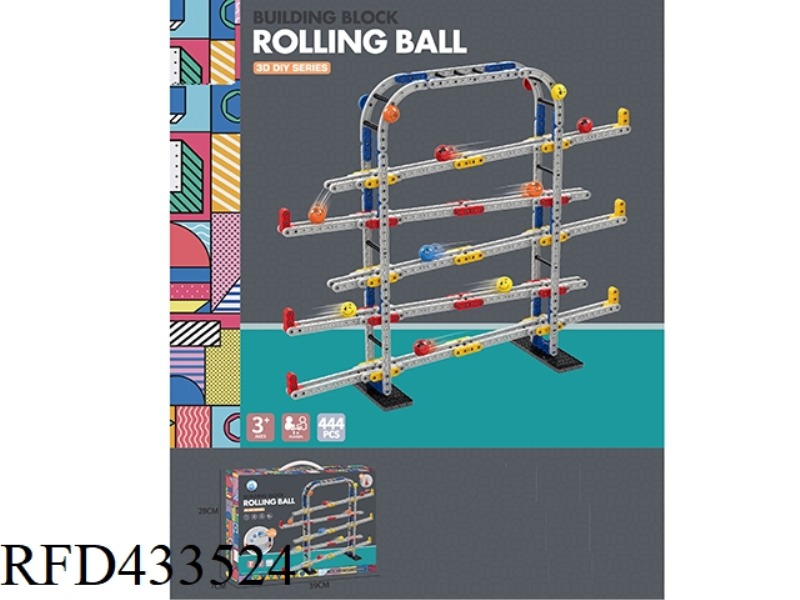 DIY BUILDING BLOCK BALL SERIES 444PCS