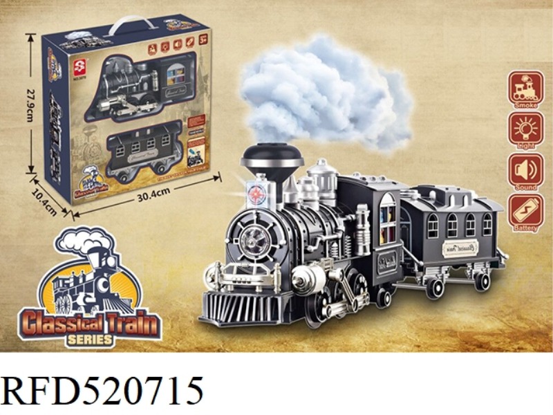 CLASSIC STEAM UNIVERSAL TRAIN (WITH ONE CAR)