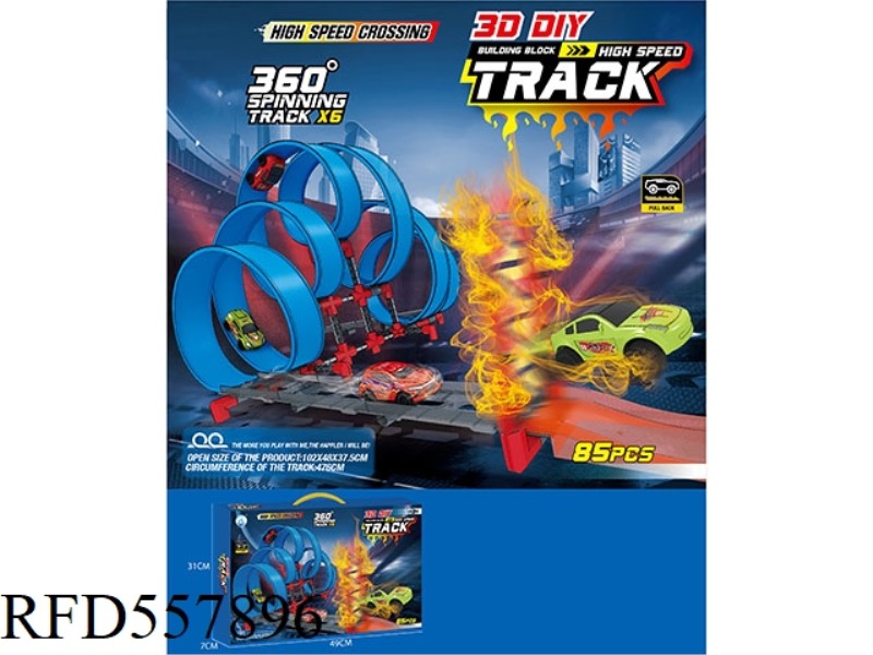 DIY ASSEMBLY OF HIGH SPEED TRACK 85PCS