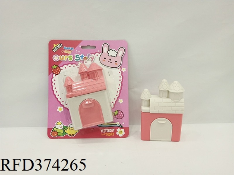 CANDY HOUSE, SMALL VILLA, PRINCESS CASTLE, CANDY HOUSE (BEIGE RED)