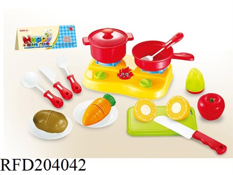 CAN CHOP FRUIT VEGETABLE WITH STOVE SET 17PCS