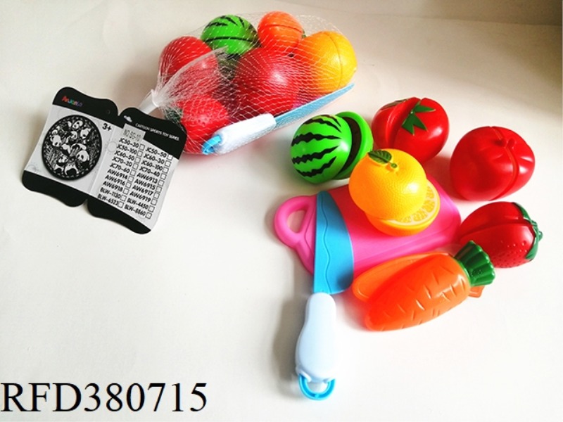 8-PIECE FRUIT AND VEGETABLE SET