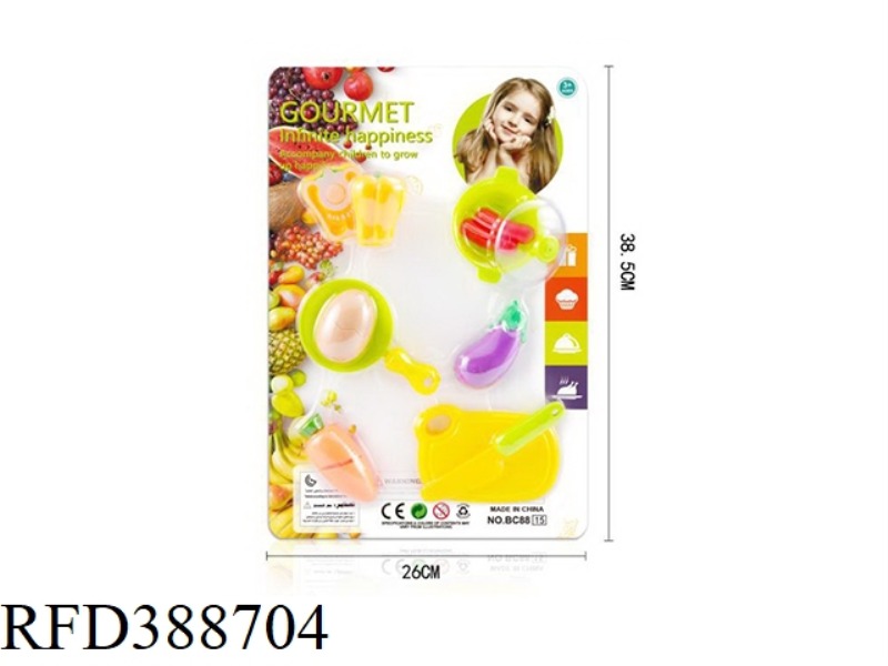 VEGETABLES AND FRUITS CUTLERY 10PCS