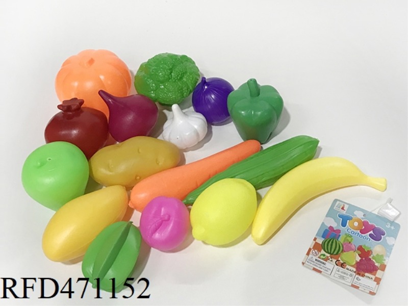 FRUITS AND VEGETABLES 16PCS