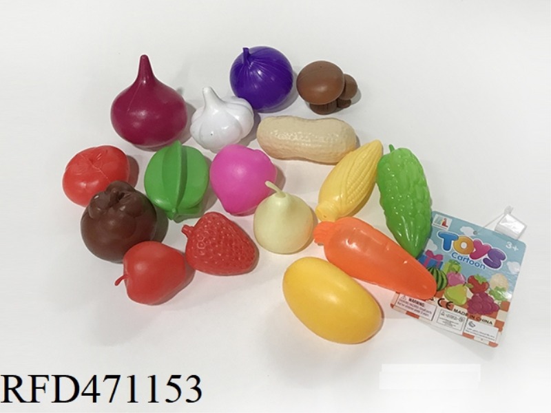 FRUITS AND VEGETABLES 16PCS