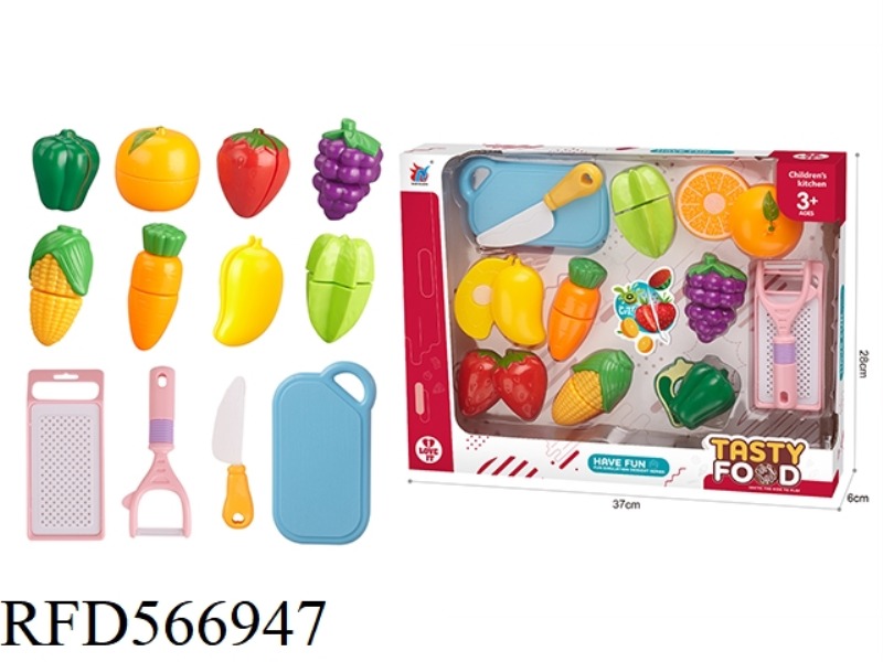INJECTION-MOLDED CUT FRUIT WITH FRUIT PLANER