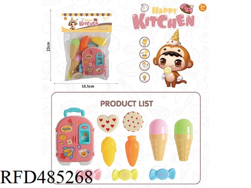 EVERY REFRIGERATOR ICE CREAM CANDY AND VEGETABLE COMBINATION SET (12PCS)