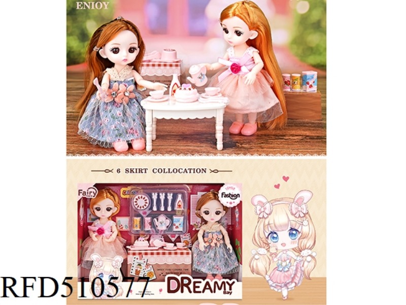 LEISURE TIME DOLL COLLECTION - AFTERNOON TEA TIME