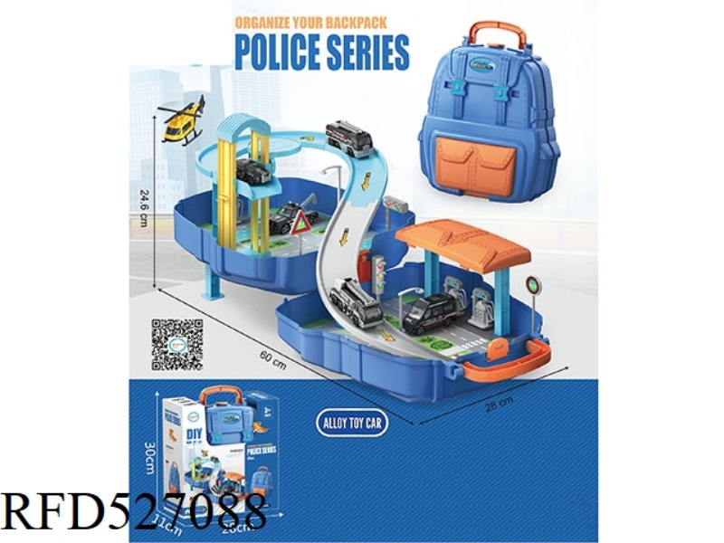 PLAY HOME SCHOOLBAG PUZZLE PARKING LOT (POLICE SERIES)
