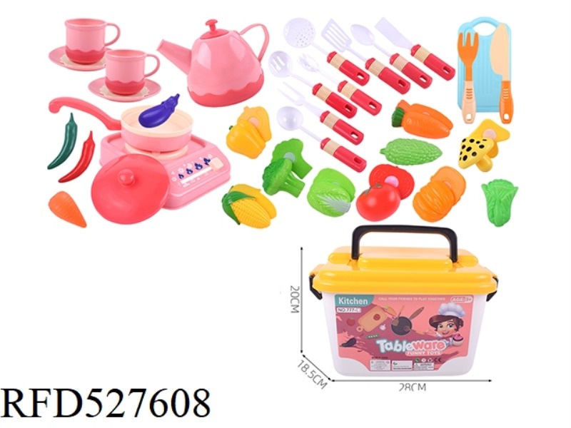 CUT FRUITS AND VEGETABLES FOR TABLEWARE STORAGE
