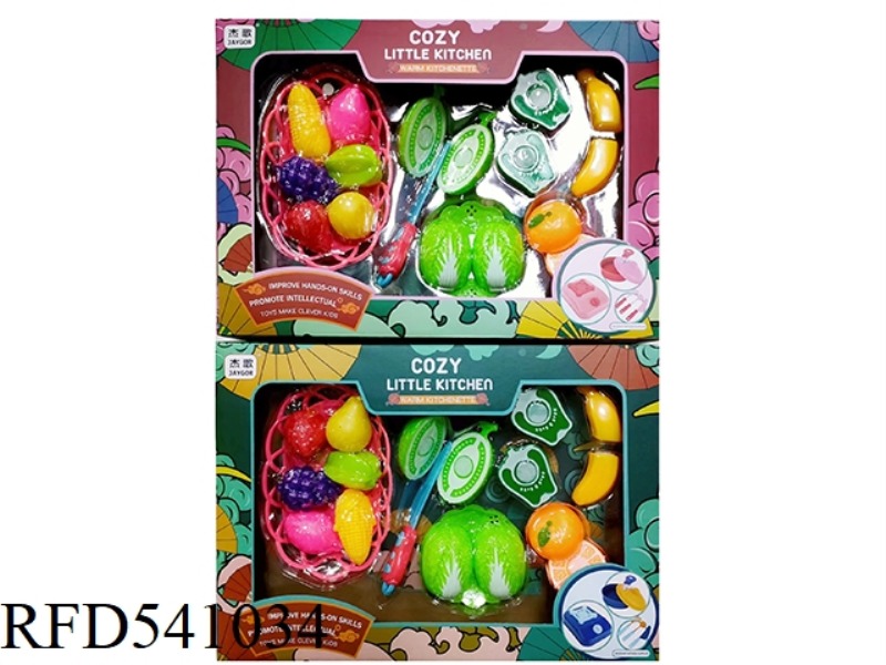PLAY HOUSE CAN CUT FRUIT 2 COLOR MIX