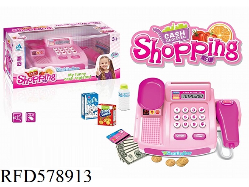 PLAY HOUSE-CASH REGISTER+COINS