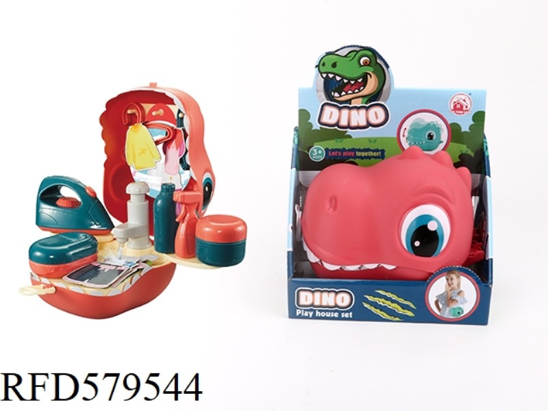 THE NEW SANITARY WARE CONTAINS 23PCS DINOSAUR HEAD BACKPACK