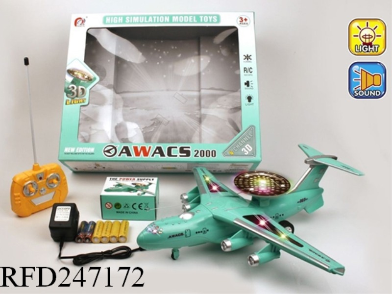 4CHANNEL R/C AWACS(WITH 3D LIGHT AND MUSIC)