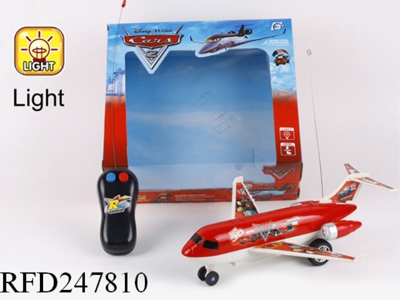 2CHANNEL R/C AIRLINER WITH DOUBLE COLOR FLASH LIGHT
