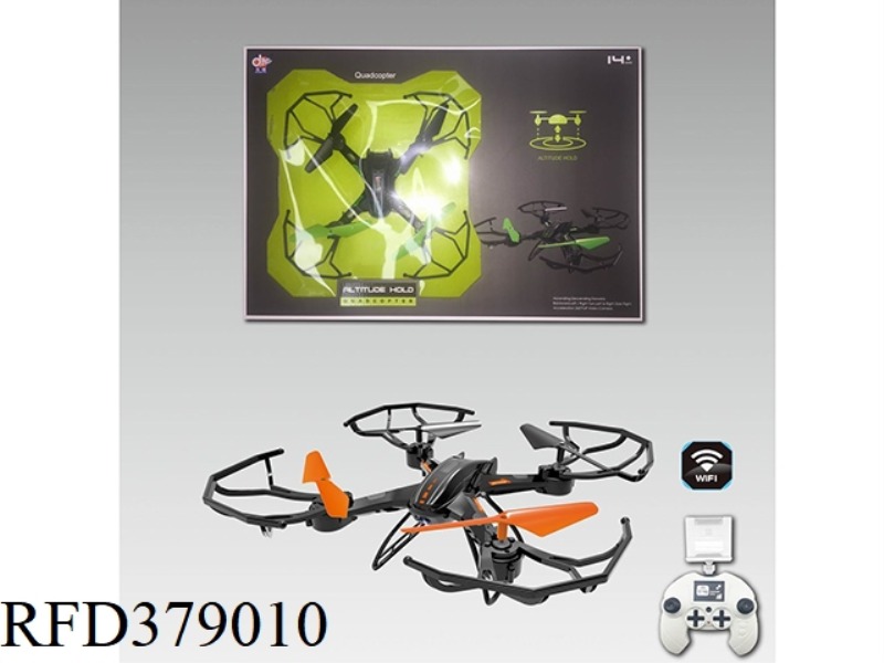 4-AXIS AIRCRAFT WITH FIXED HEIGHT FUNCTION
300,000 WIFI FUNCTIONS