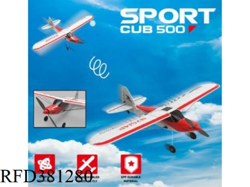 REMOTE CONTROL AIRCRAFT SPORT CUB 500MM 4CH RTF