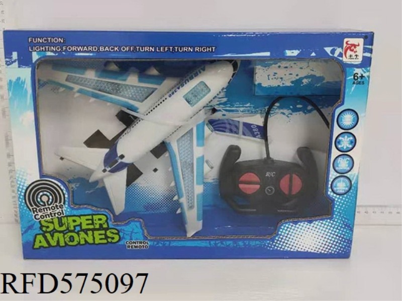 FOUR WAY MUSIC FLASHING LIGHTS REMOTE CONTROL AIRCRAFT