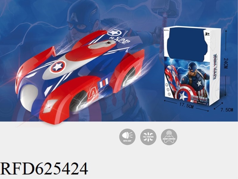 CAPTAIN AMERICA. - REMOTE CONTROL WALL CLIMBER