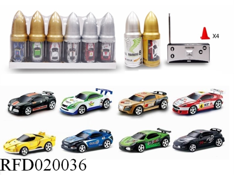 4 CHANNEL 1:58 COKE CAN RC CAR