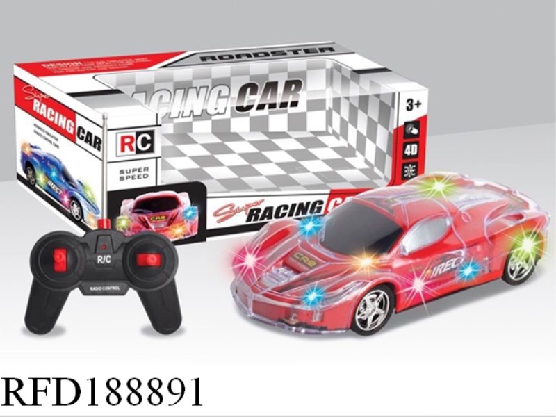 1: 24 4CHANNEL FERRARI R/C CAR WITH LIGHT