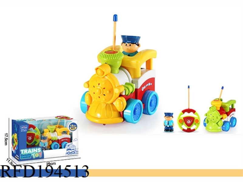 RC 2CH CARTOON TRAIN WITH LIGHT MUSIC