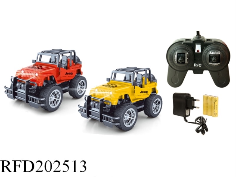 1:24 4CHANNEL R/C CAR WITH LIGHT