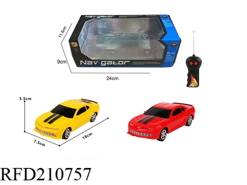 1:24 2CHANNEL WIRELESS R/C TRANSFORMATION CAR BUMBLEBEE