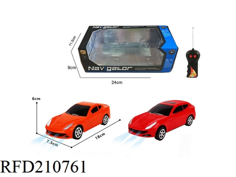 1:24 2CHANNEL WIRELESS R/C SIMULATION FERRARI WITH LIGHT
