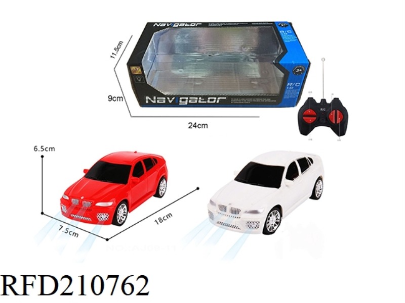 1:24 4CHANNEL WIRELESS R/C SIMULATION BMW X6 WITH LIGHT