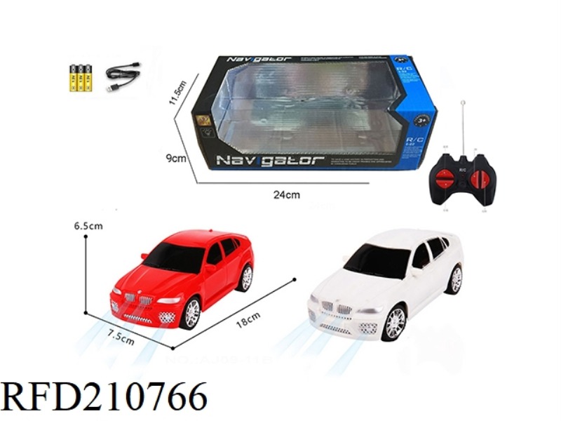 1:24 4CHANNEL WIRELESS R/C SIMULATION BMW X6 WITH LIGHT
