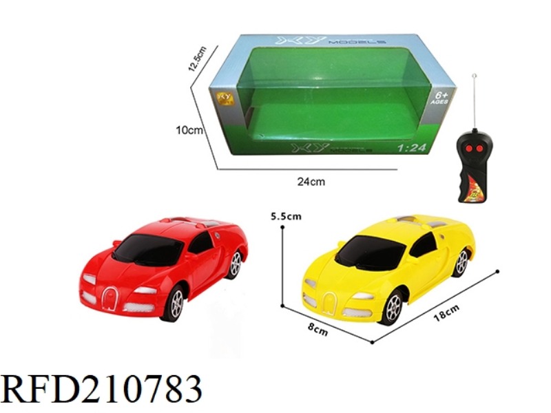 1:24 2CHANNEL WIRELESS R/C SIMULATION BUGATTI
