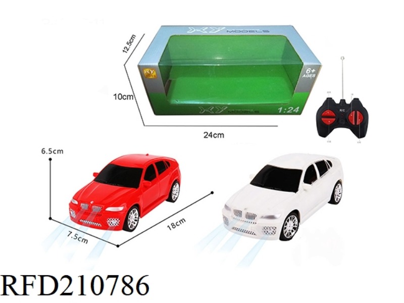 1:24 4CHANNEL WIRELESS R/C SIMULATION BMW X6 WITH LIGHT