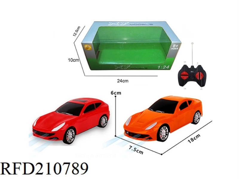 1:24 4CHANNEL WIRELESS R/C SIMULATION FERRARI WITH LIGHT