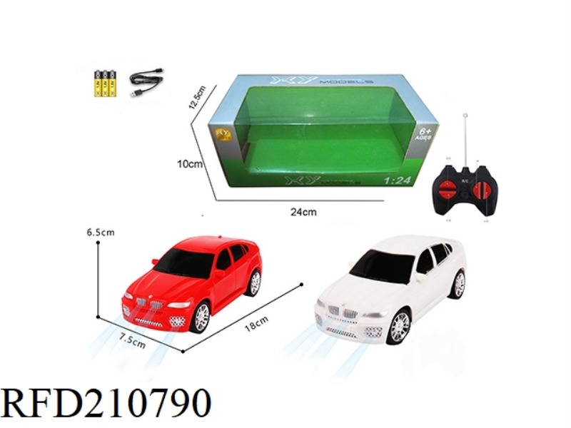 1:24 4CHANNEL WIRELESS R/C SIMULATION BMW X6 WITH LIGHT