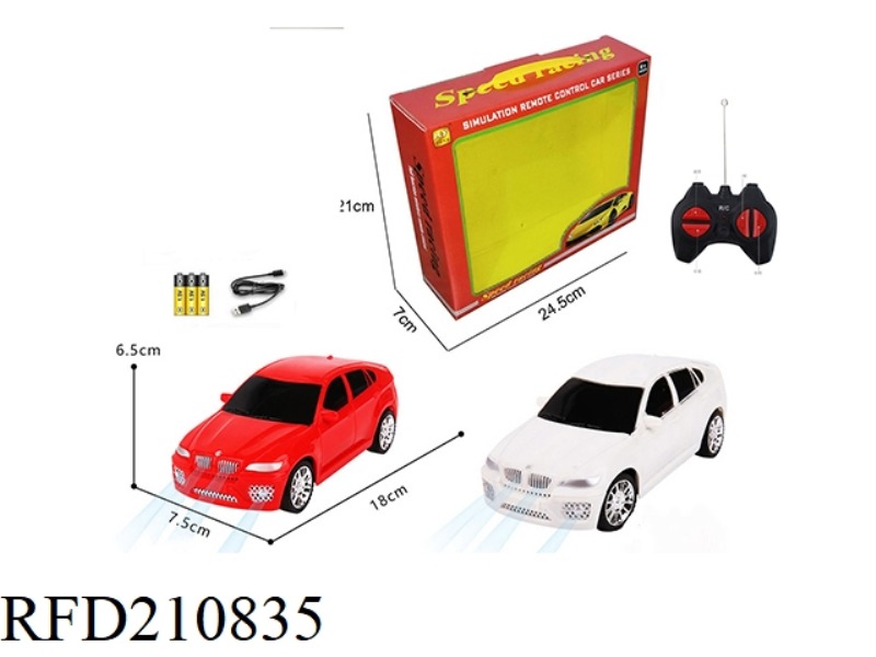 1:24 4CHANNEL WIRELESS R/C SIMULATION BMW X6 WITH LIGHT