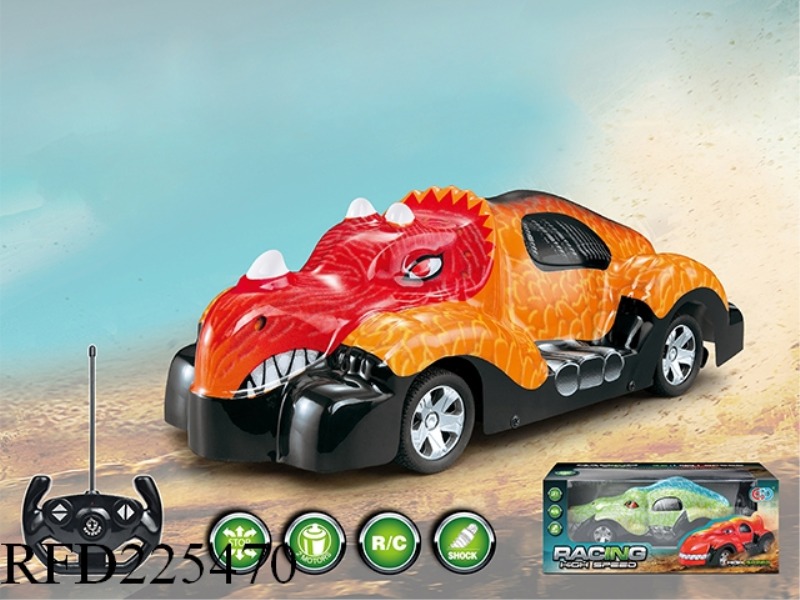 1:16 5CHANNEL R/C DINOSAUR CAR(INCLUDE BATTERY)