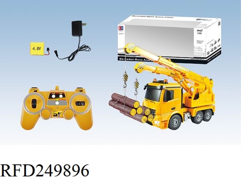 1:20 ENGINEERING TRUCK BIG CRANE