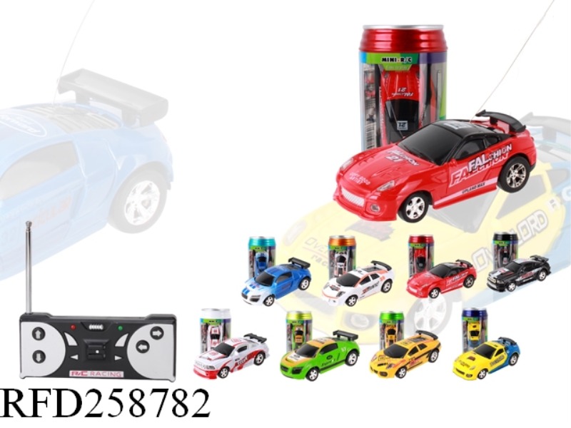 RING-PULL CAN 4CHANNENL MINI R/C CAR WITH LIGHT