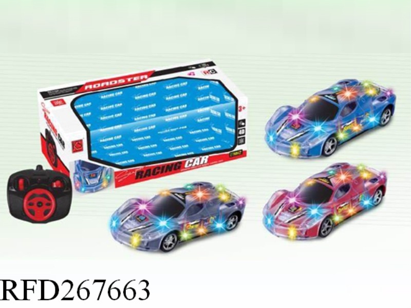 1: 18 4CHANNEL FERRARI R/C CAR WITH LIGHT AND MUSIC