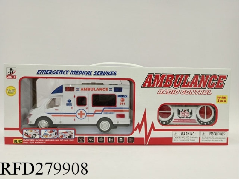 FOUR-WAY REMOTE CONTROL AMBULANCE WITH MUSIC